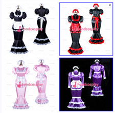 sissy cameriera abito lungo