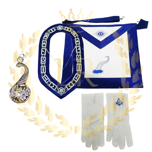 Grembiule masonic regalia blue - masonic,