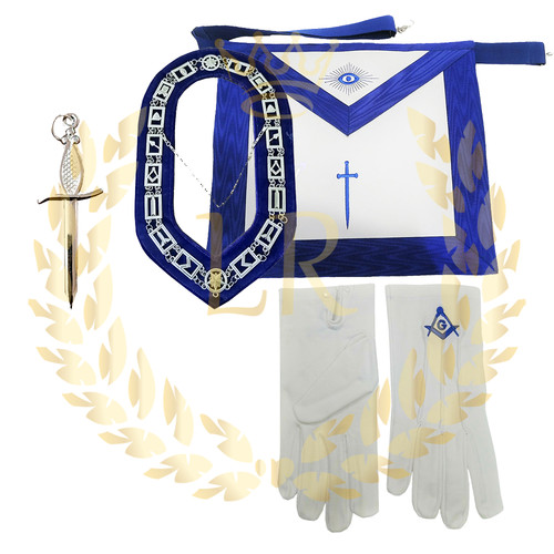 Grembiule masonic regalia blue - grembiule,